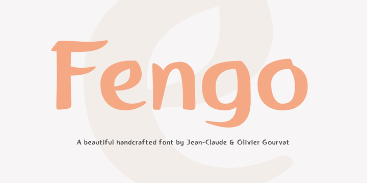 Przykładowa czcionka Fengo #1
